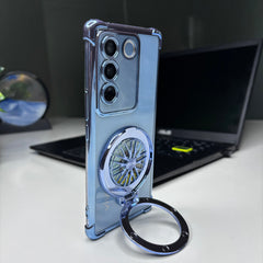 Vivo V27/V27 Pro 5G Premium Stress Buster Wheel Rotating Shockproof Airbags Case