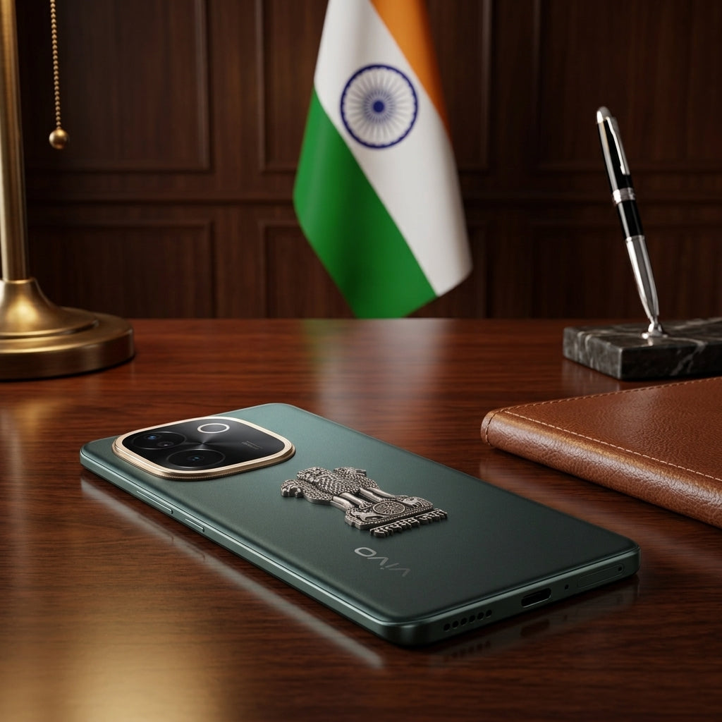 Vivo T3 Pro 5G Compatible Satyamev Jayate 3D Metal Emblem Sticker