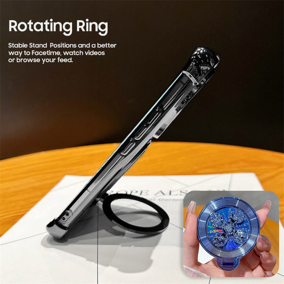 Vivo T4x 5G Reflective Fidget Rotating Airbag Case