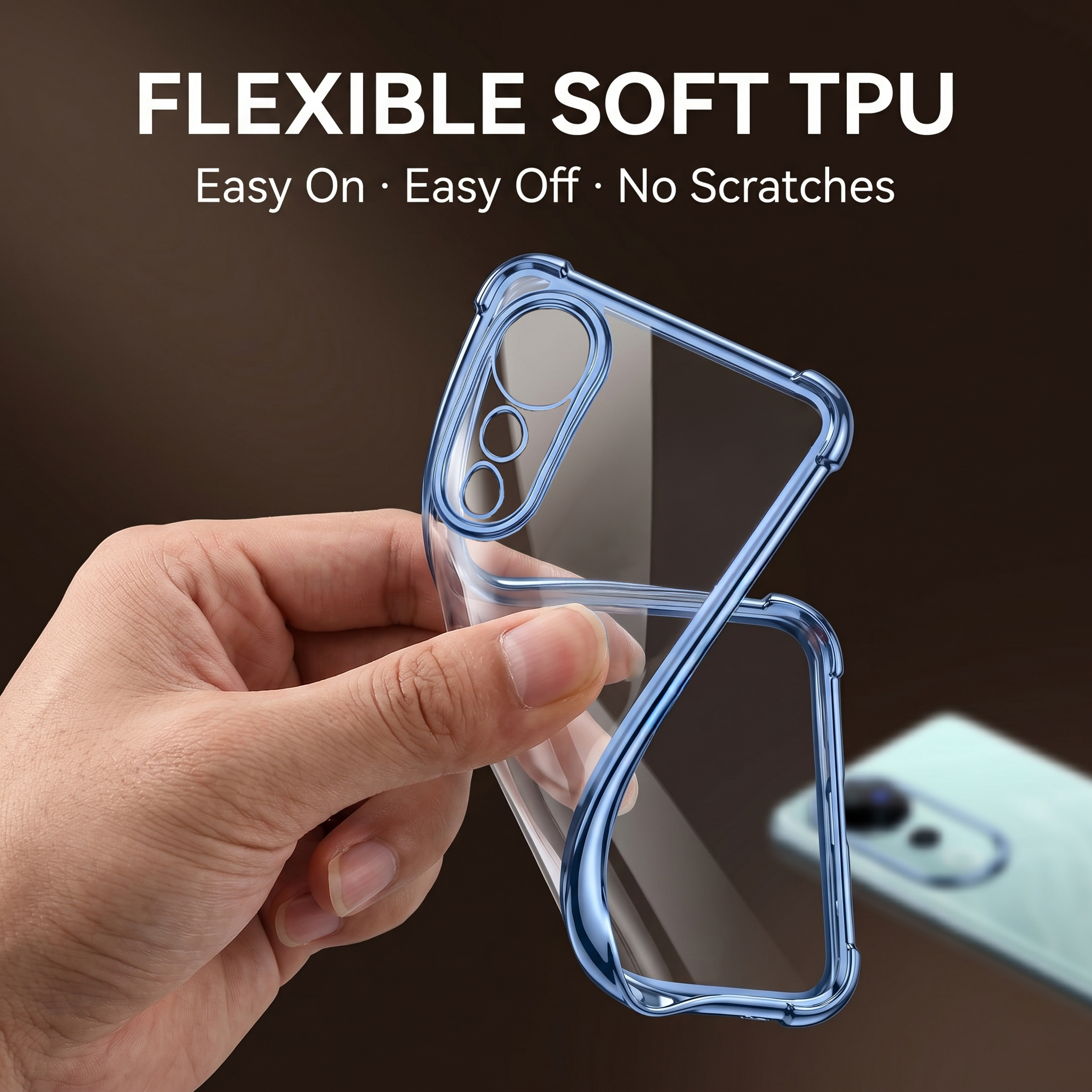 Vivo V40 Pro 5G Anti-Yellow Electroplating Transparent Airbags Case