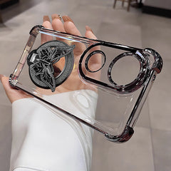 Vivo V50 5G Premium Butterfly Stand Airbags Case