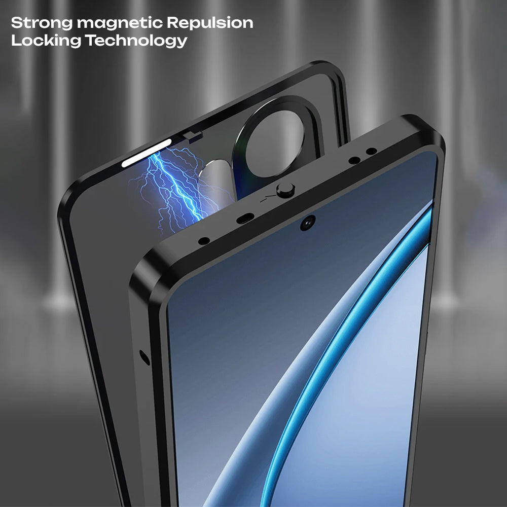 Vivo X200 FE 5G Aluminium Metal Bumper Shield Transparent Back Case