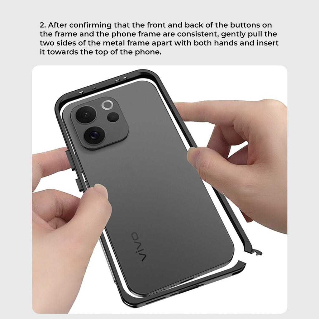 Vivo V70 5G Premium Metal Frame Case