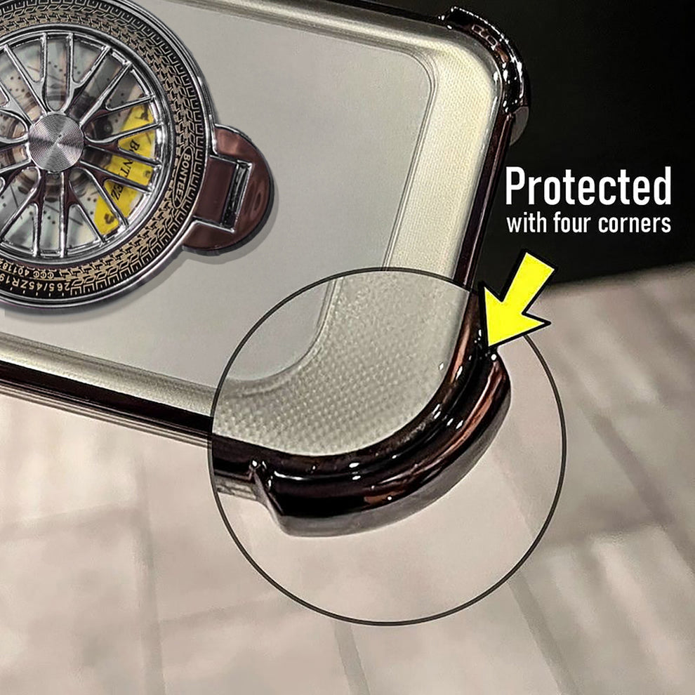 Vivo V70 5G Premium Stress Buster Wheel Rotating Shockproof Airbags Case