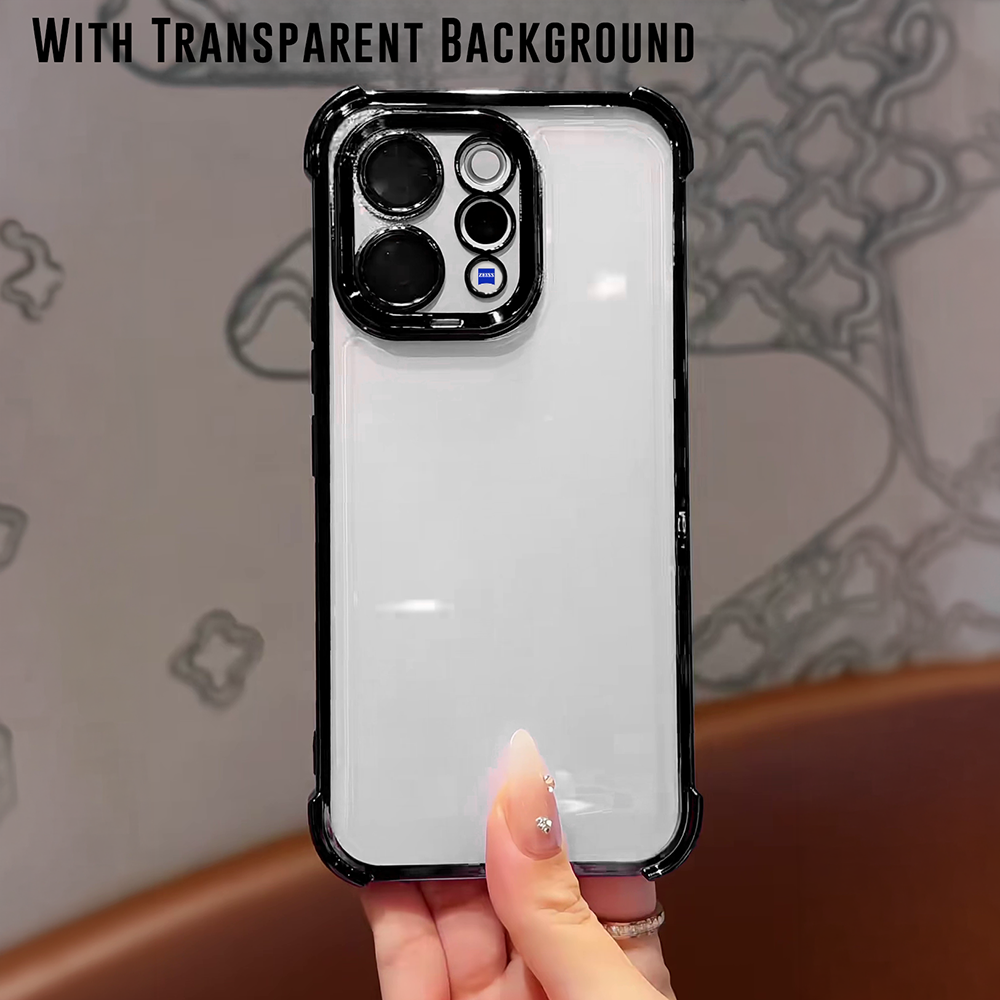 Vivo V70 5G Transparent Shockproof Case With Airbag Corners