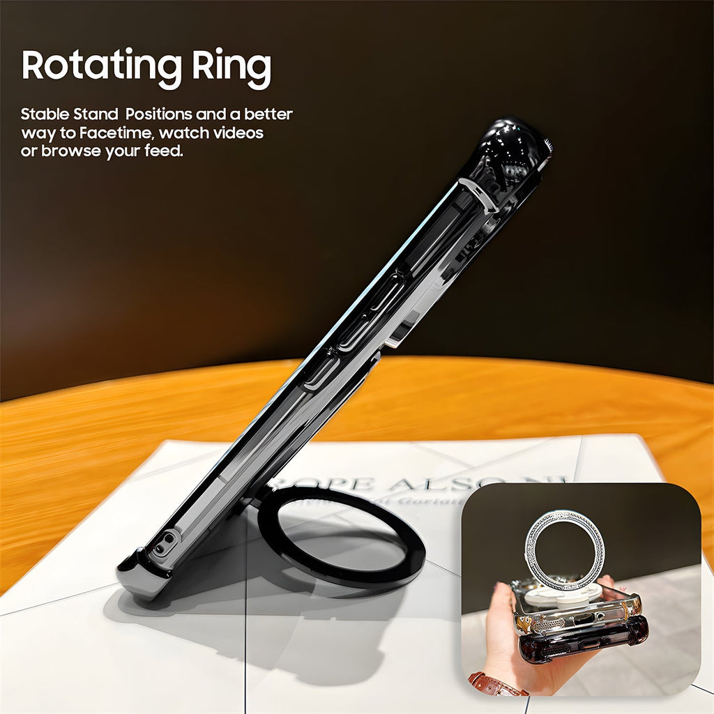 Vivo V70 FE 5G Premium Stress Buster Wheel Rotating Shockproof Airbags Case