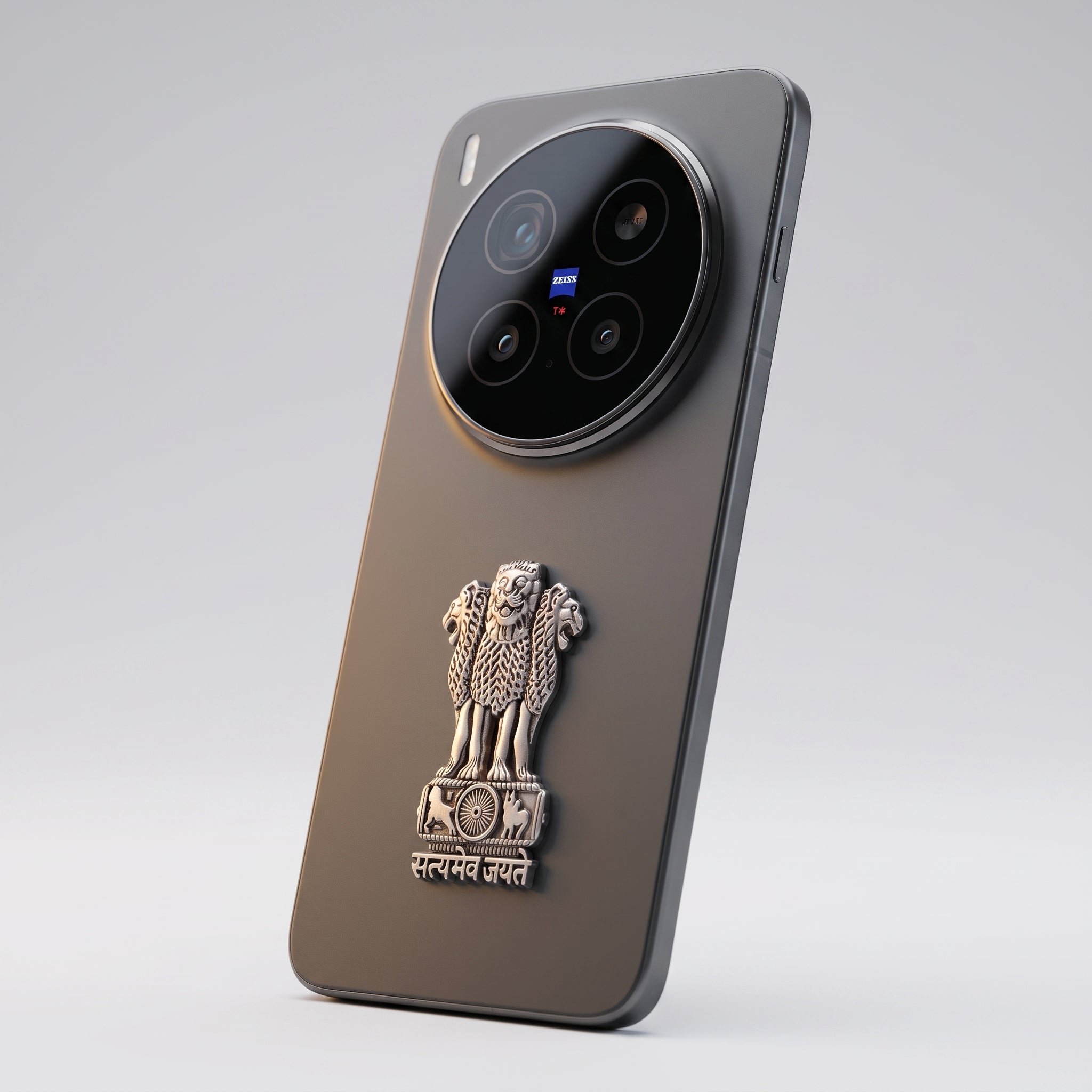 Vivo X300 Pro 5G Compatible Satyamev Jayate 3D Metal Emblem Sticker