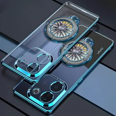Electroplated back cover for Vivo T3 Pro 5G with sporty rim look