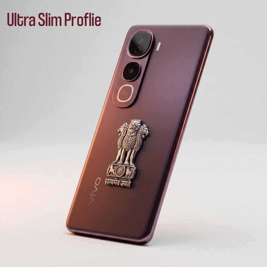 Vivo Y400 Pro 5G Compatible Satyamev Jayate 3D Metal Emblem Sticker