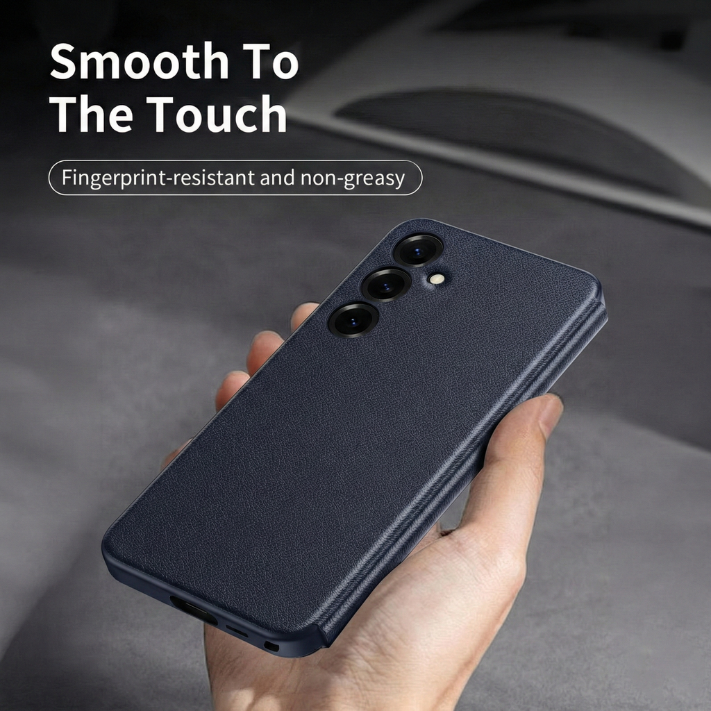 Samsung Galaxy S24 5G Smart Side Window Flip Leather Case