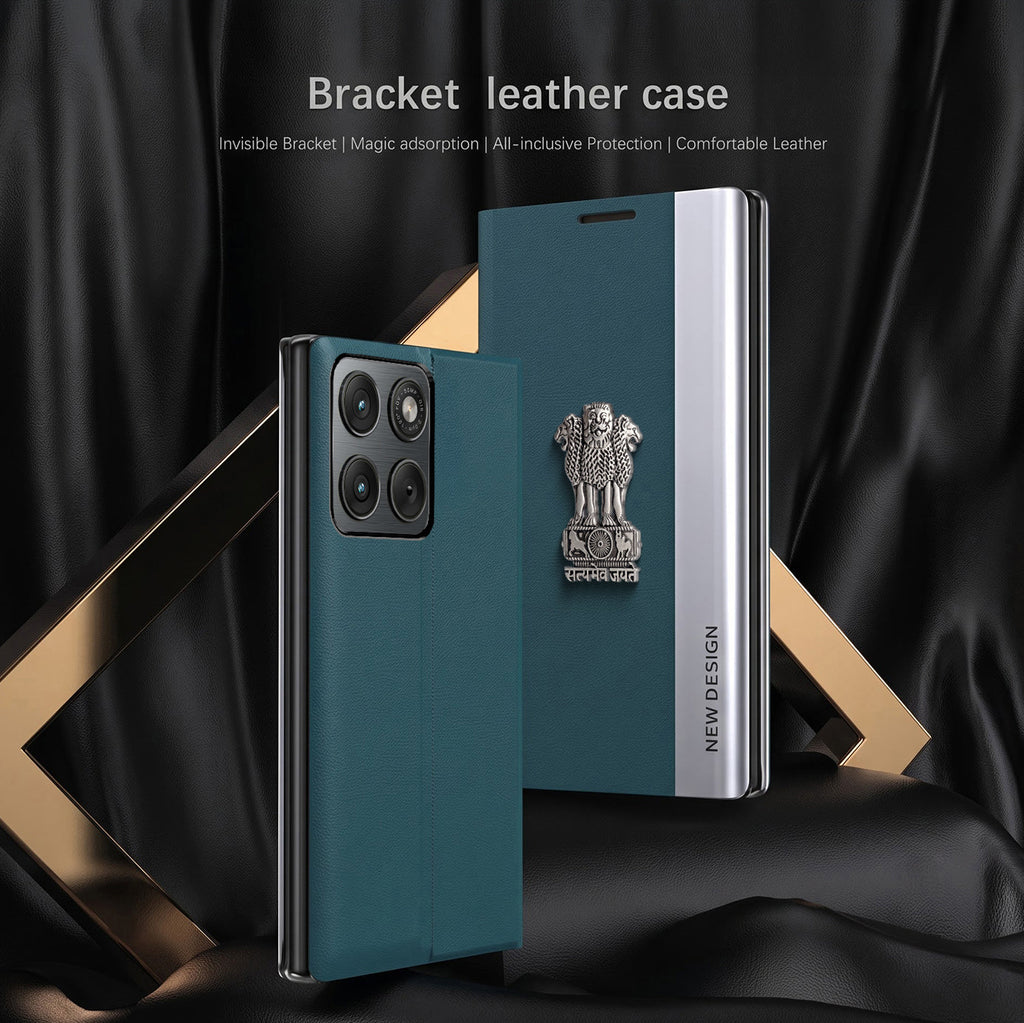 Motorola Edge 70 5G Satyamev Jayate Flip Leather Case