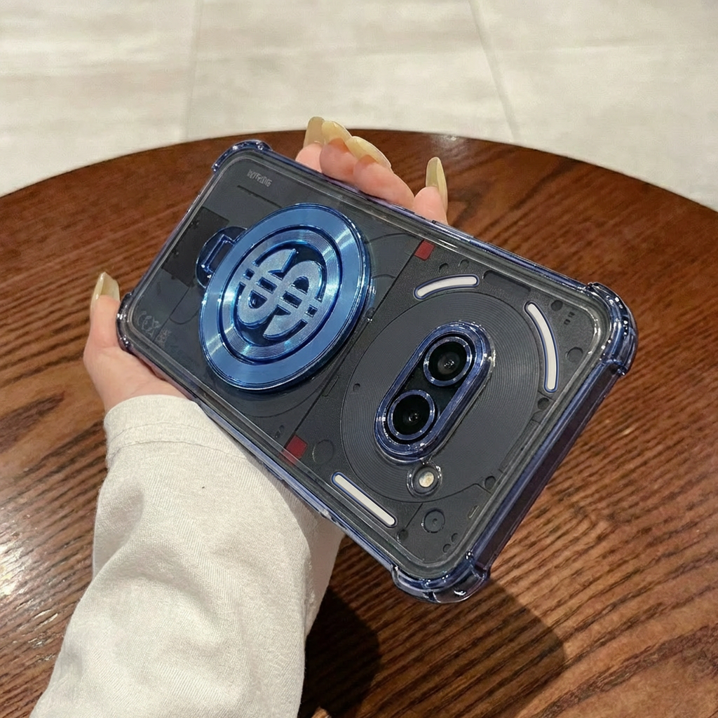 Nothing Phone 2a 5G Four Corner Airbags 100% Original Astro Money Magnet Rotating Dollar Case