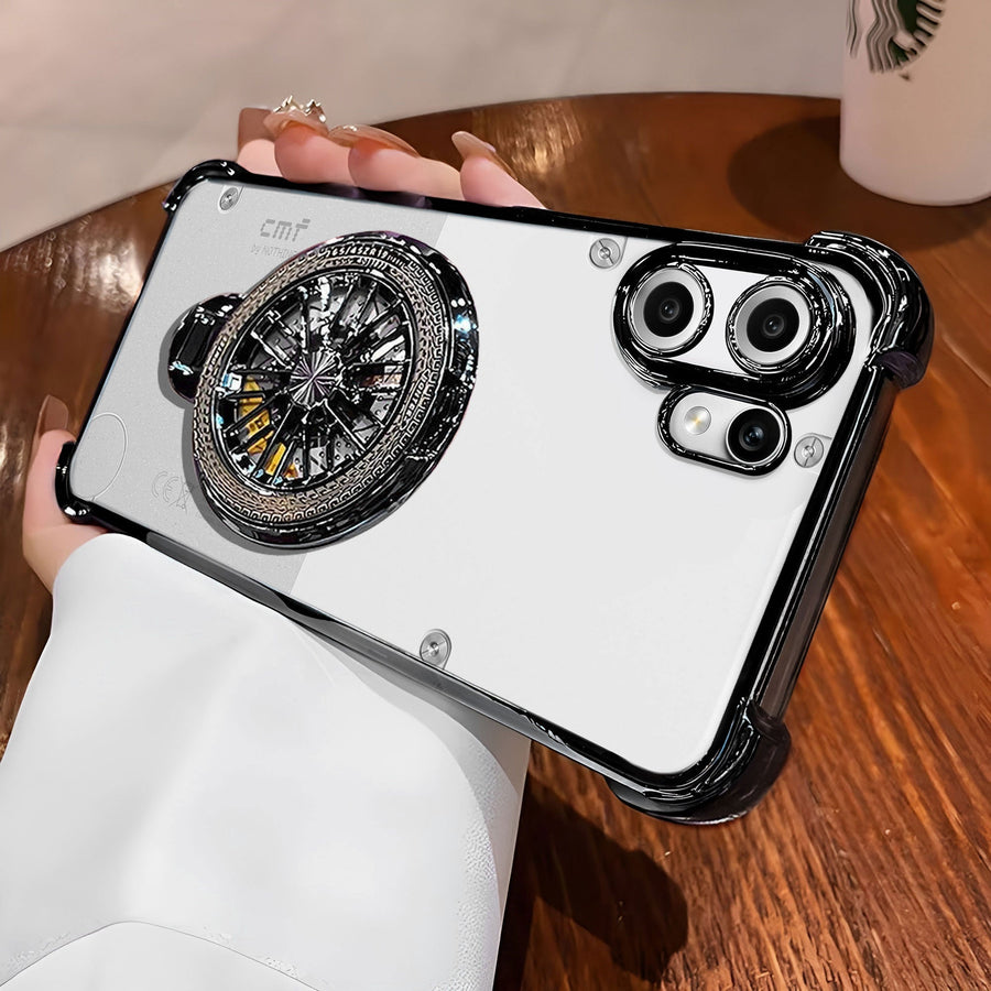 Nothing Phone 2 Pro 5G Premium Stress Buster Wheel Rotating Shockproof Airbags Case