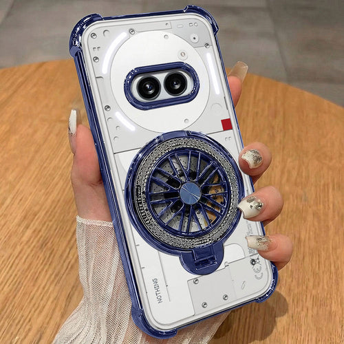 Nothing Phone 2a 5G Premium Stress Buster Wheel Rotating Shockproof Airbags Case
