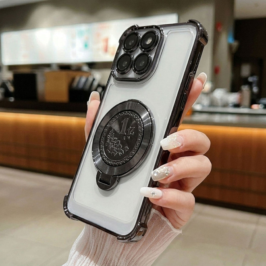 Motorola Edge 70 5G Premium Billion Wheel Rotating Shockproof Airbags Case