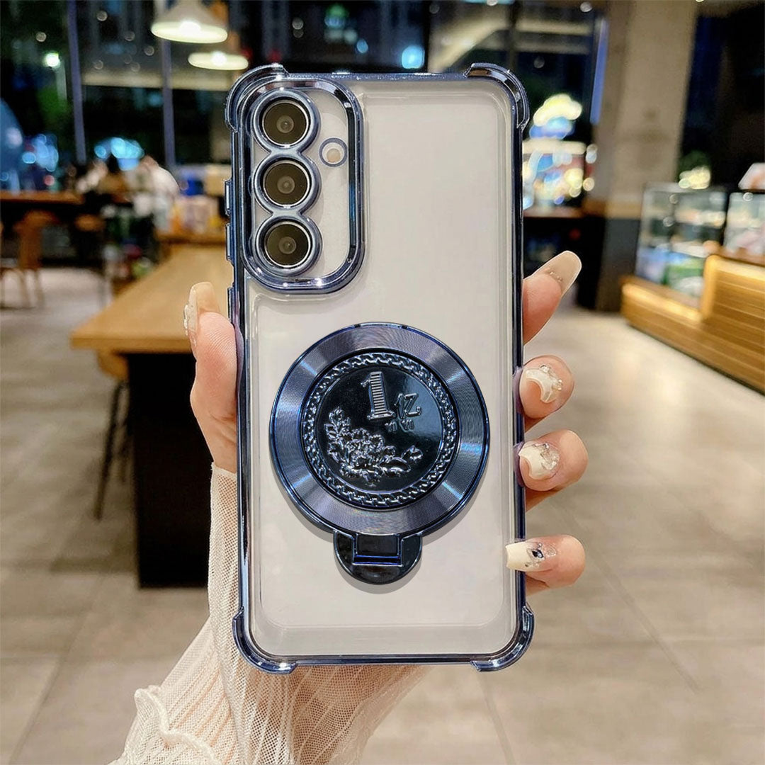 Samsung Galaxy M56 5G Premium Billion Wheel Rotating Shockproof Airbags Case
