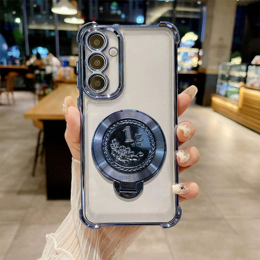 Samsung Galaxy M56 5G Premium Billion Wheel Rotating Shockproof Airbags Case