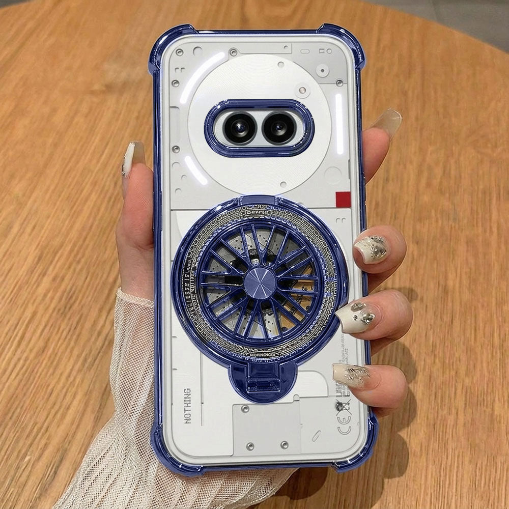 Nothing Phone 2a 5G Premium Stress Buster Wheel Rotating Shockproof Airbags Case