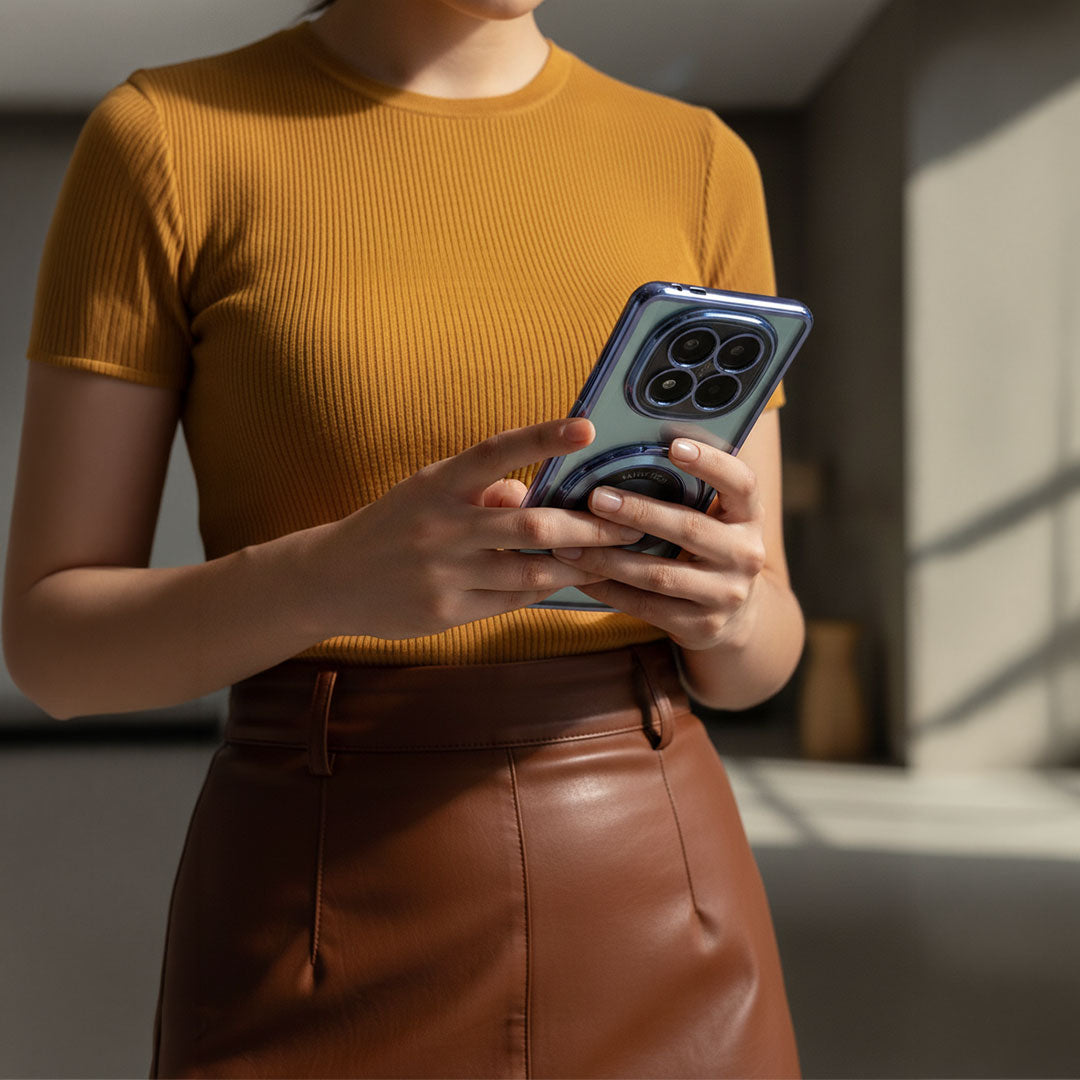 Redmi Note 14 Pro+ 5G Magnifier Electroplating Case