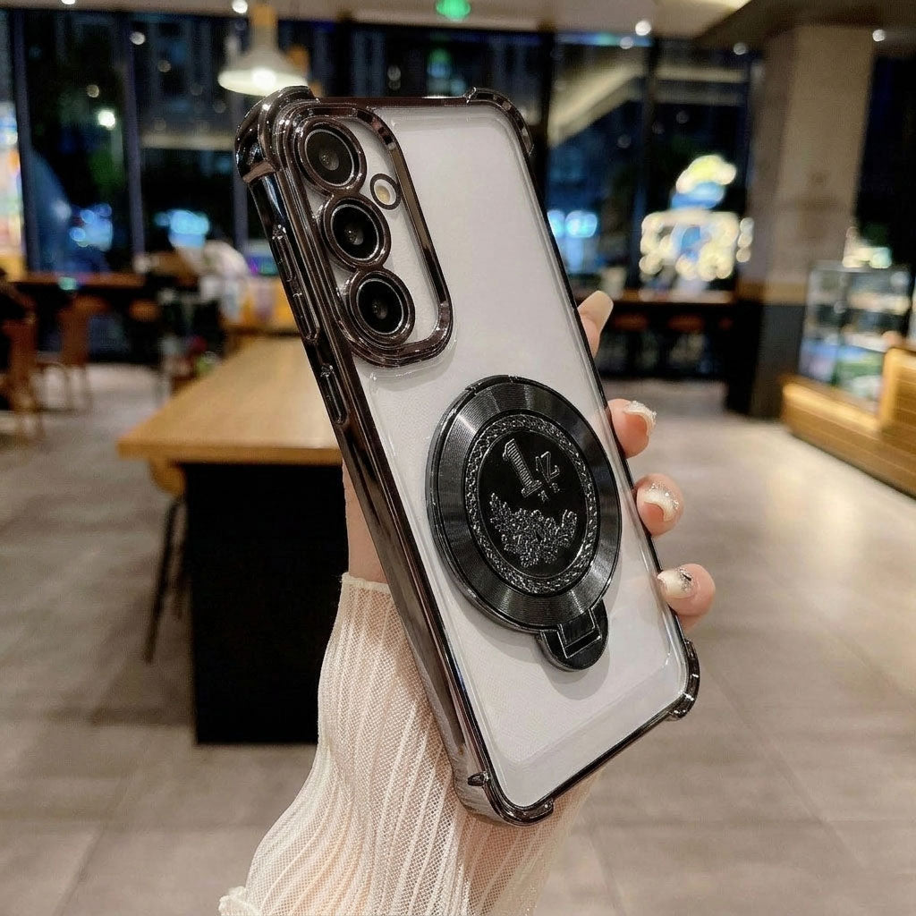 Samsung Galaxy A15 5G Premium Billion Wheel Rotating Shockproof Airbags Case