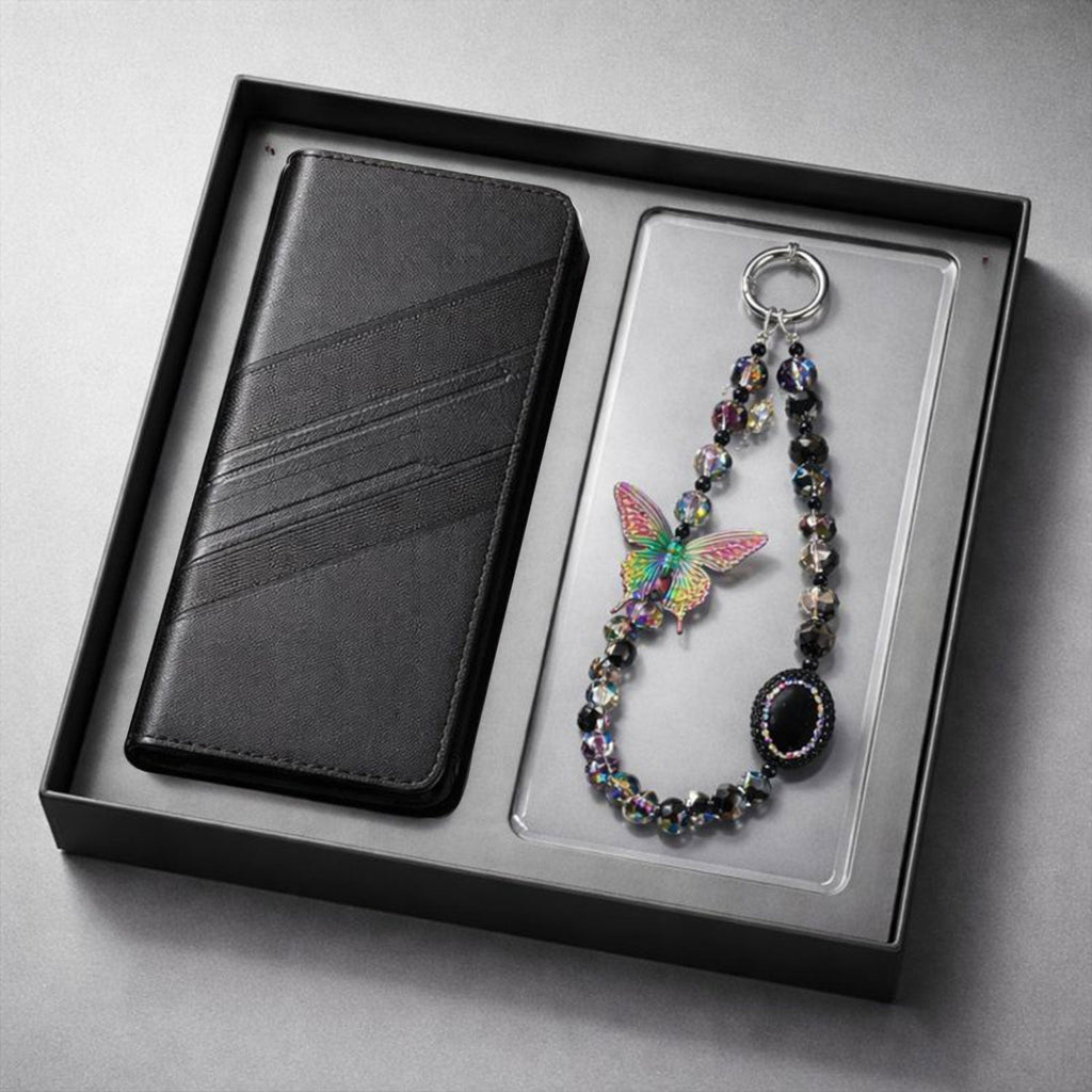 Vivo V50 5G Retro PU Leather Magnetic Wallet Flip Case with Charm Strap