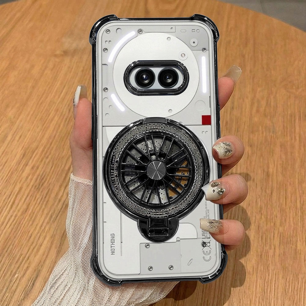 Nothing Phone 2a 5G Premium Stress Buster Wheel Rotating Shockproof Airbags Case