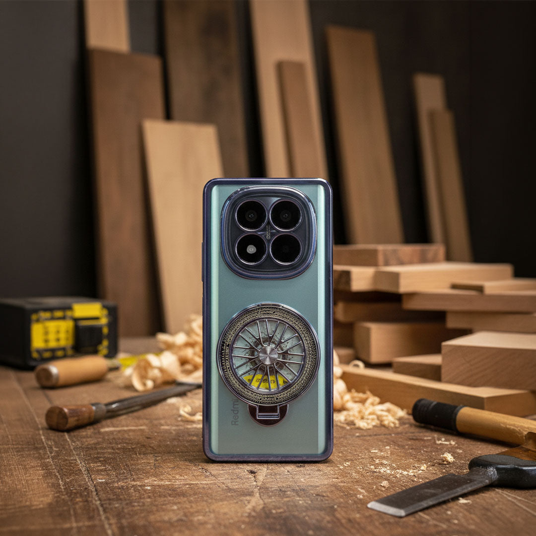 Redmi Note 14 Pro+ 5G Ferrari Wheel Electroplating Case