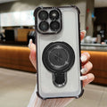 Motorola Edge 70 5G Luxury Four Corner Invincible Bracket Ring Stand Case