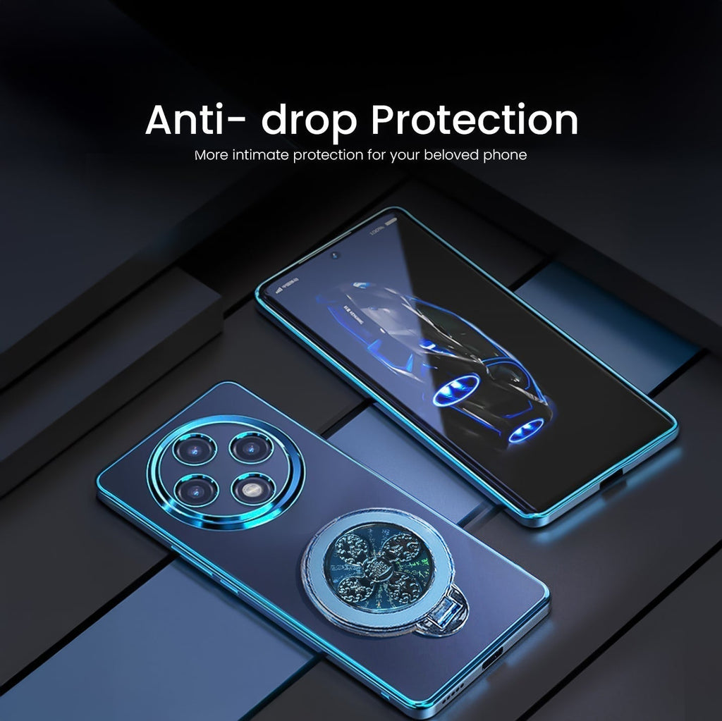 OPPO F27 PRO+ 5G Electroplating Reflective Fidget Rotating Back Case