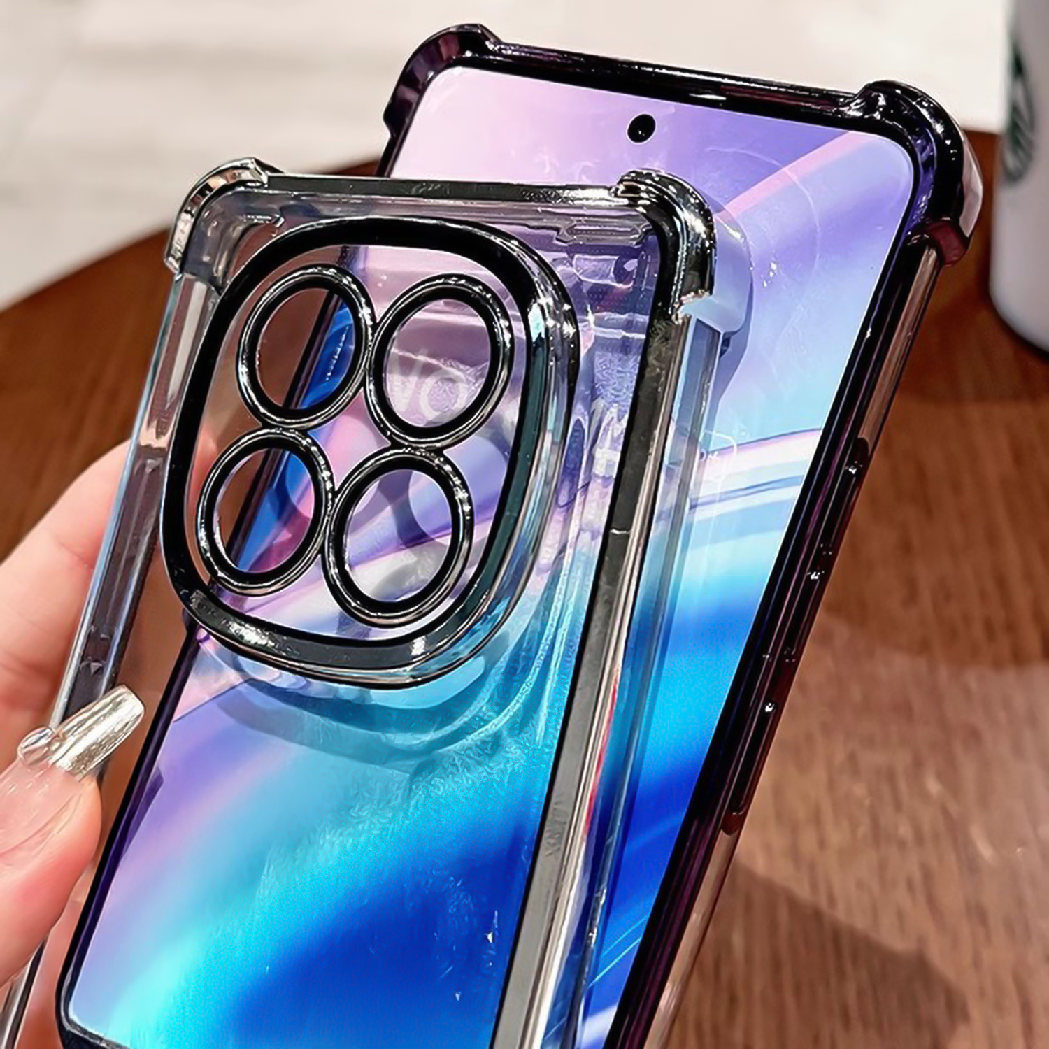 Oppo F29 Pro 5G Transparent Shockproof Case With Airbag Corners
