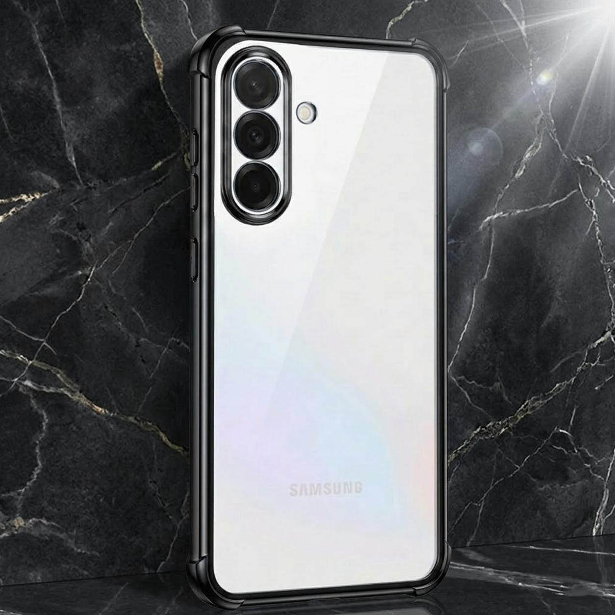 Samsung Galaxy A36 5G Anti-Yellow Electroplating Transparent Airbags Case