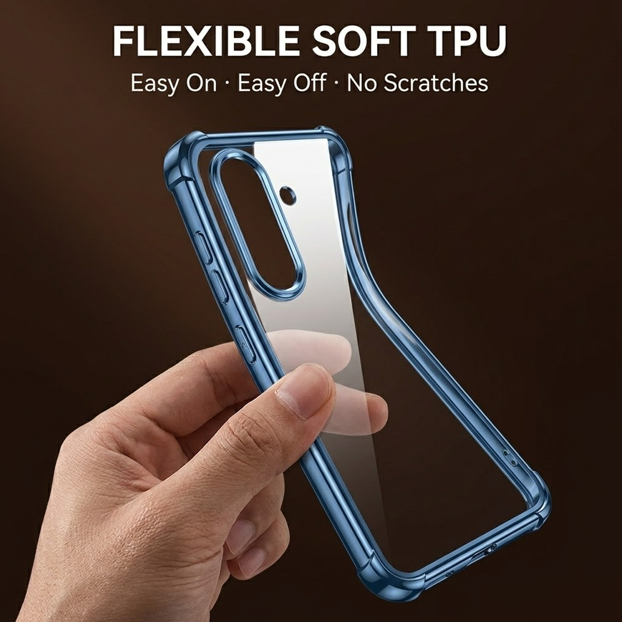 Samsung Galaxy A26 5G Anti-Yellow Electroplating Transparent Airbags Case
