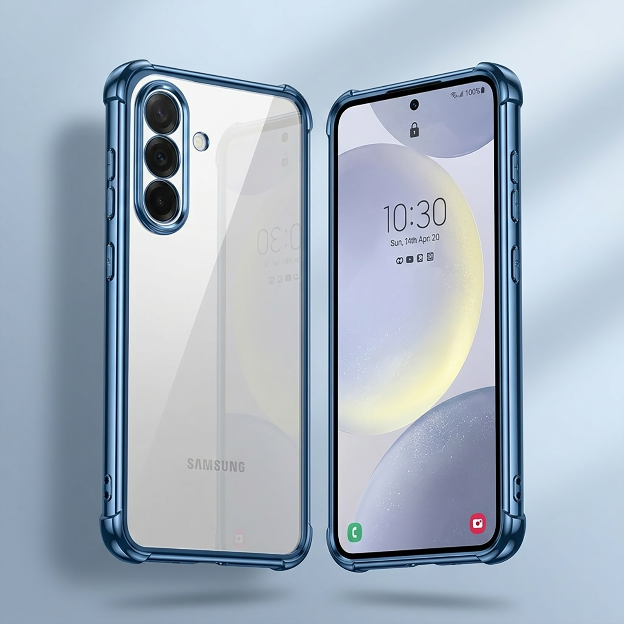 Samsung Galaxy A15 5G Anti-Yellow Electroplating Transparent Airbags Case