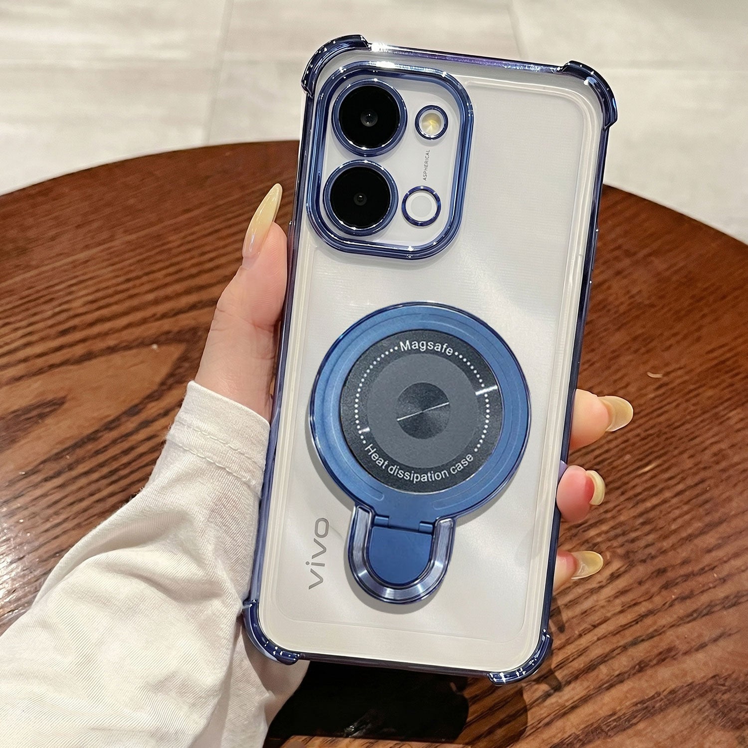 Vivo T5x 5G Anti-Fall Back Case