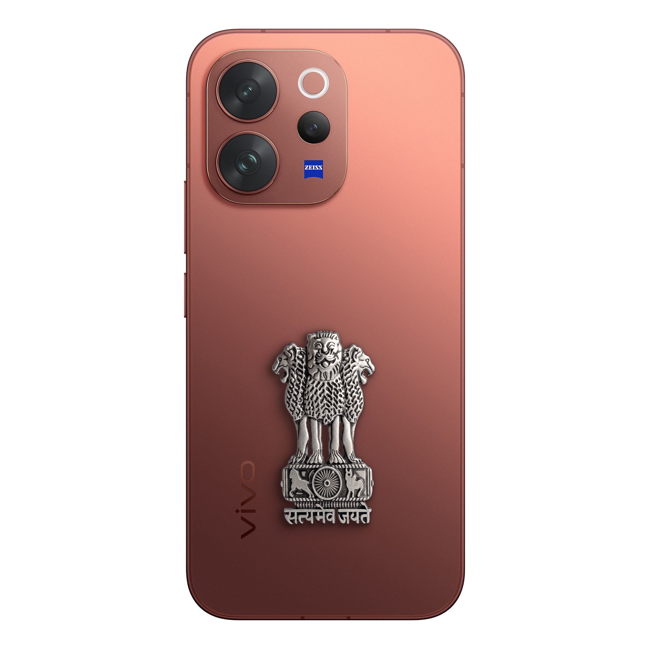 Vivo V70 5G Compatible Satyamev Jayate 3D Metal Emblem Sticker